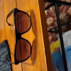 Black Hugo boss orange sunglasses